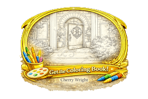 Get the coloring pages for The Library Door