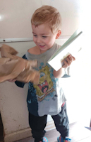 Karter Opening his book