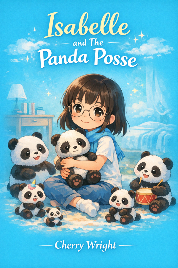 children’s panda book girl adventure teamwork